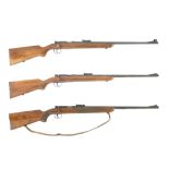 Three .22(L.R.) 'Patrone' bolt-action rifles by Mauser, nos. 162921, 177051 & 158242 (3)