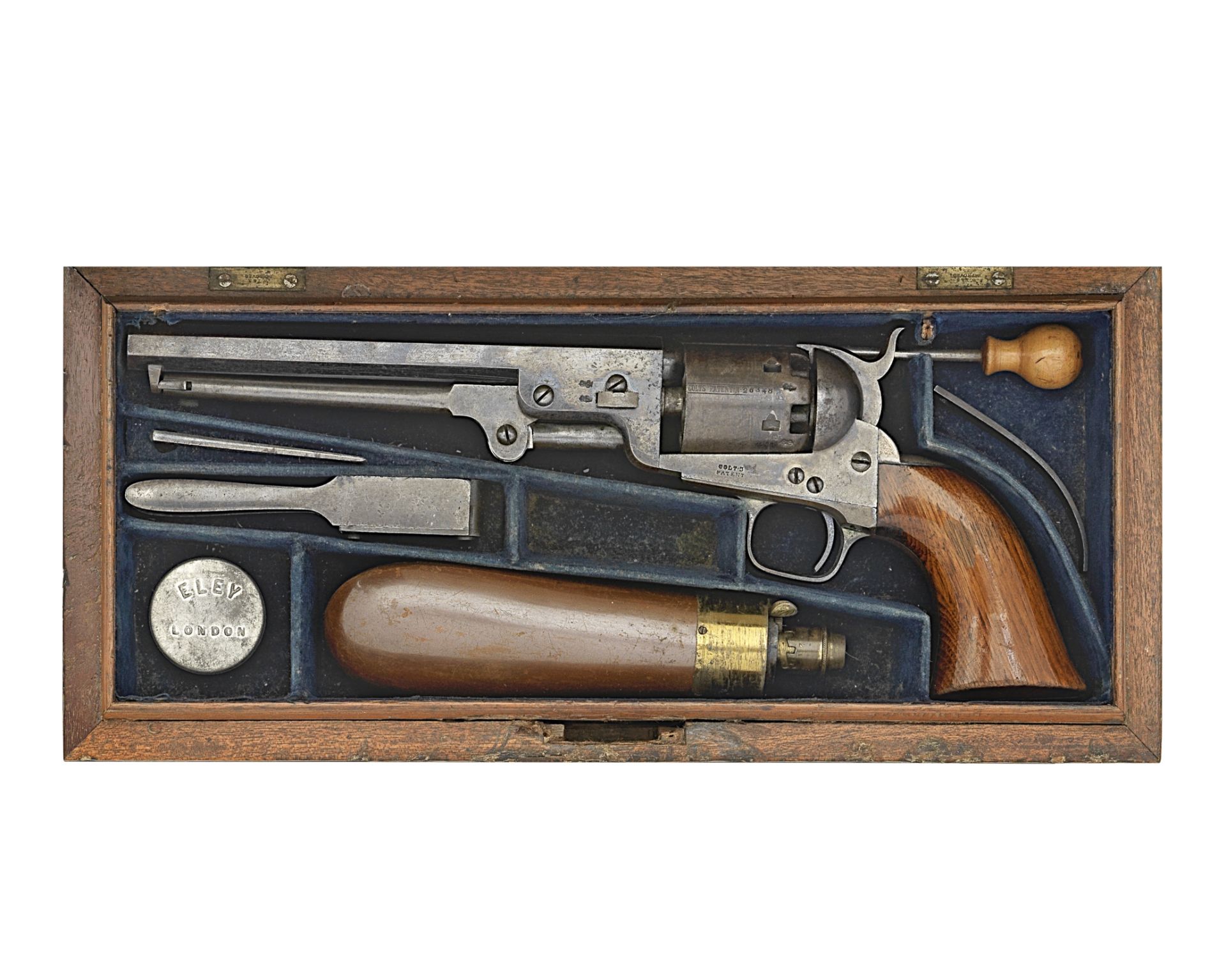 A Cased Colt 1851 Model Navy Percussion Revolver