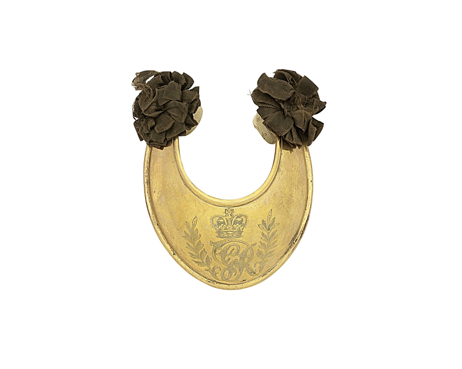 A Fine George III Officer's Gorget Of Universal Pattern