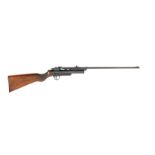 A .22 Webley Service Mark II air rifle , no. S13304 with detachable barrel Together with its orig...