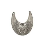 A Very Rare George III Silver Gorget Of An Officer In The Staffordshire Militia