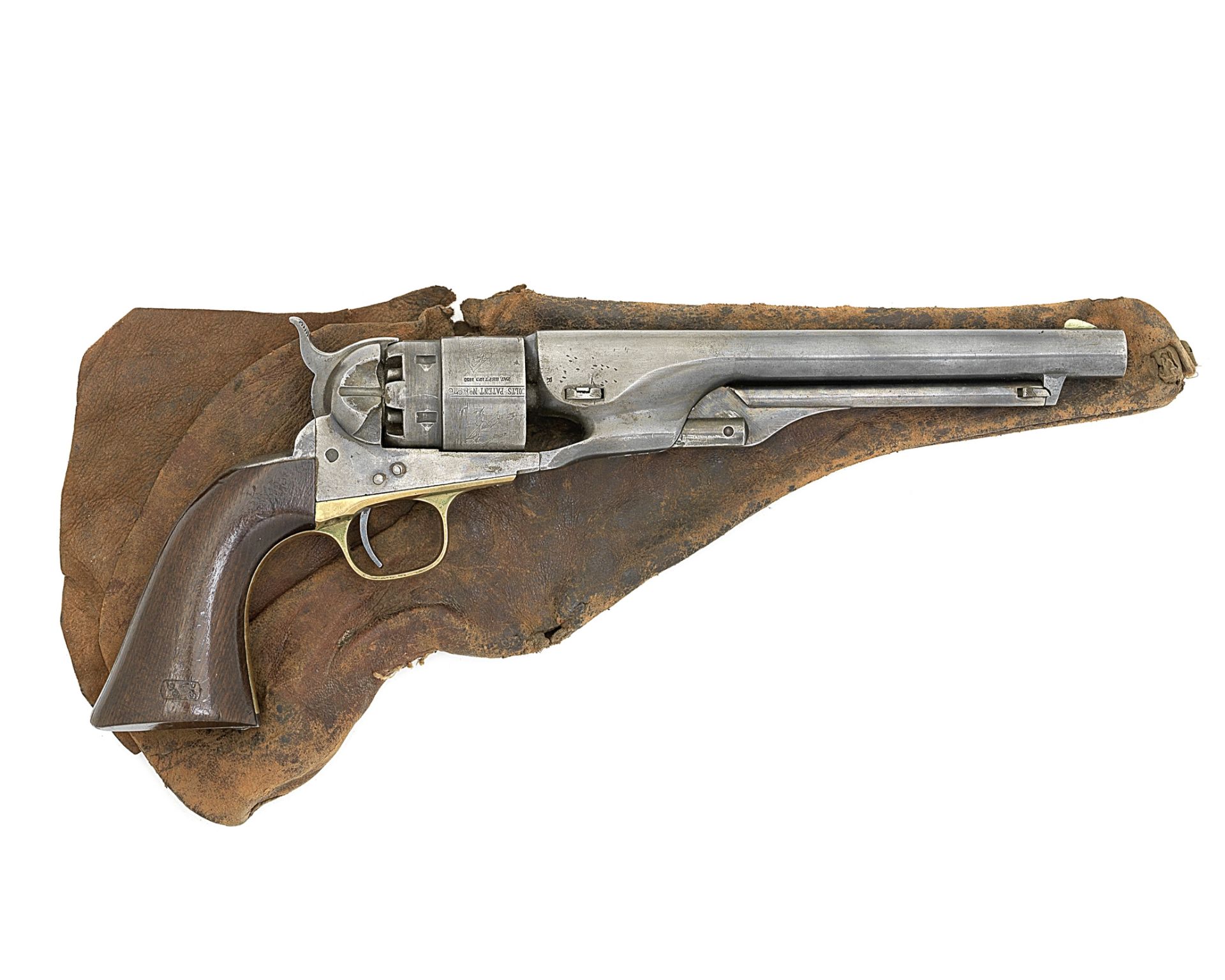 A Colt 1860 Model Army Percussion Revolver (2)