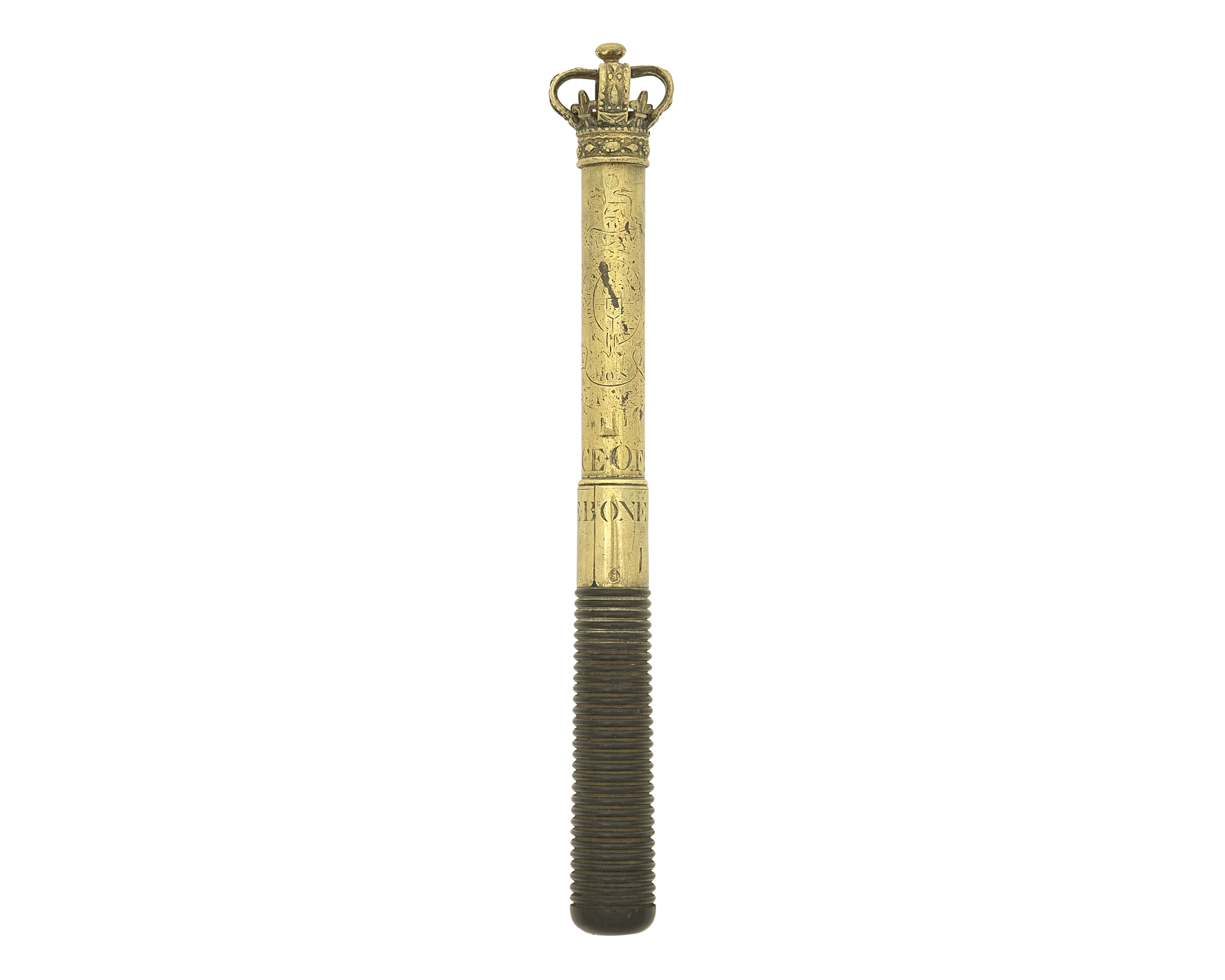 A George III Brass Constabulary Tipstave