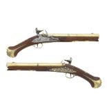 An Exceptional Pair Of 'Flintlock' Repeating Air Pistols From Blair Castle, Scotland (2)