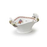 A rare Meissen double-handled oval basket, circa 1736