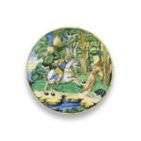 A Maiolica Istoriato dish, Urbino, possibly the workshop of Guido Durantino (Guido Fontana), circ...