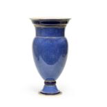 A Sèvres 'lapis-lazuli' ground large vase or part ice-cream cooler, dated 1885