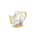 A very rare Meissen wine pot, circa 1725