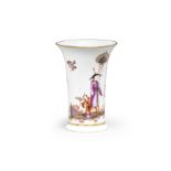 A small Meissen Augustus Rex vase, circa 1730