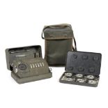 A Hagelin CX52 cipher machine, French, 1950's,
