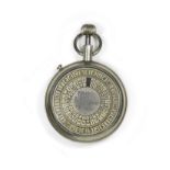 A rare system Beyer Krypto Pocket Watch cipher, Danish, circa 1933,