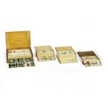 A collection of approximately 120 microscope specimen slides, English, late 19th and early 20th c...