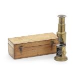 A small drum monocular compound microscope, English, mid 19th century, (Qty)
