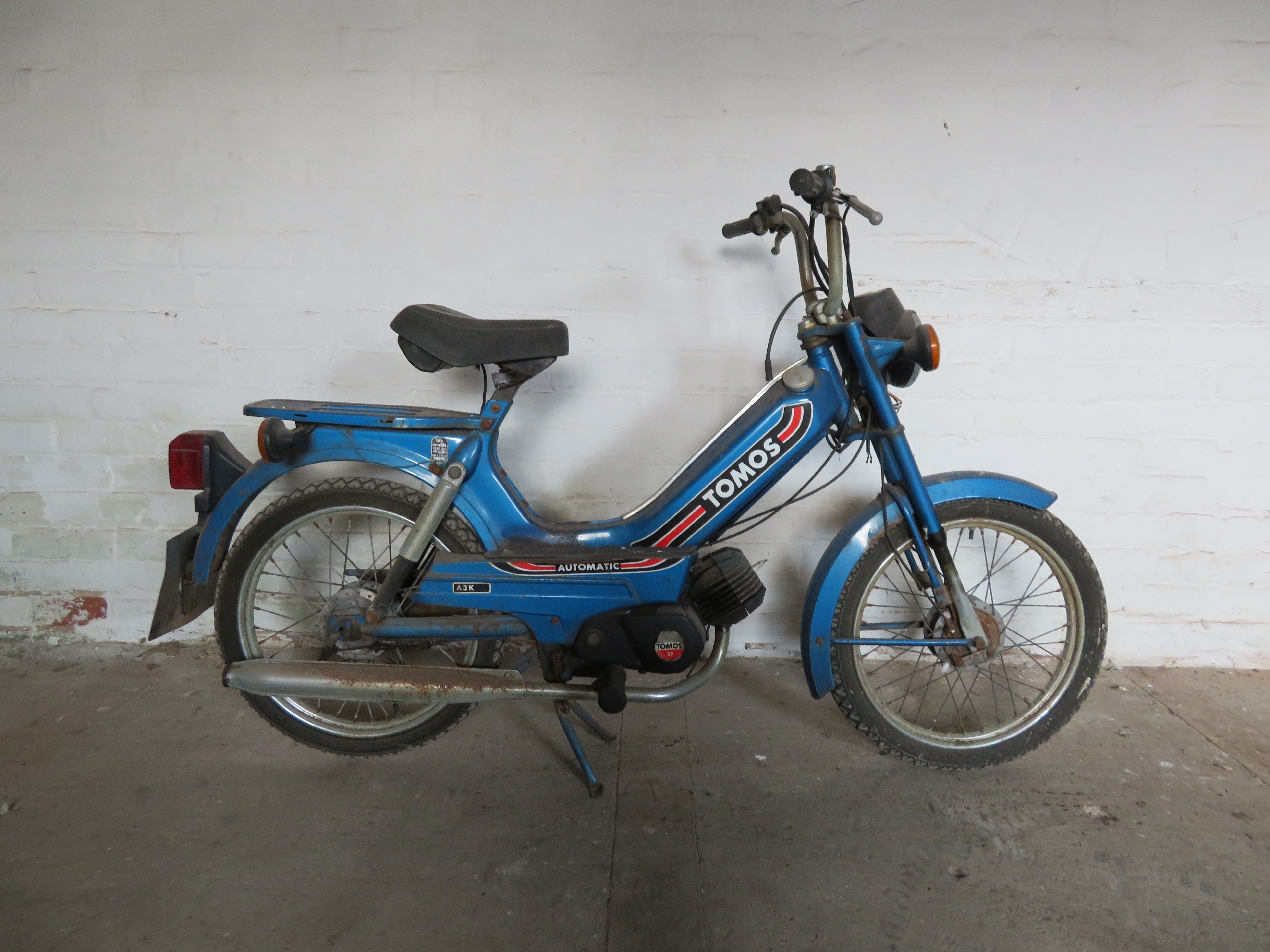 Offered from the Collection of the Late Peter McManus, c.1984 Tomos 49cc A3K Automatic Moped Fram...