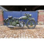 Offered from the Collection of the Late Peter McManus, c.1943 Triumph 343cc 3HW Military Motorcyc...