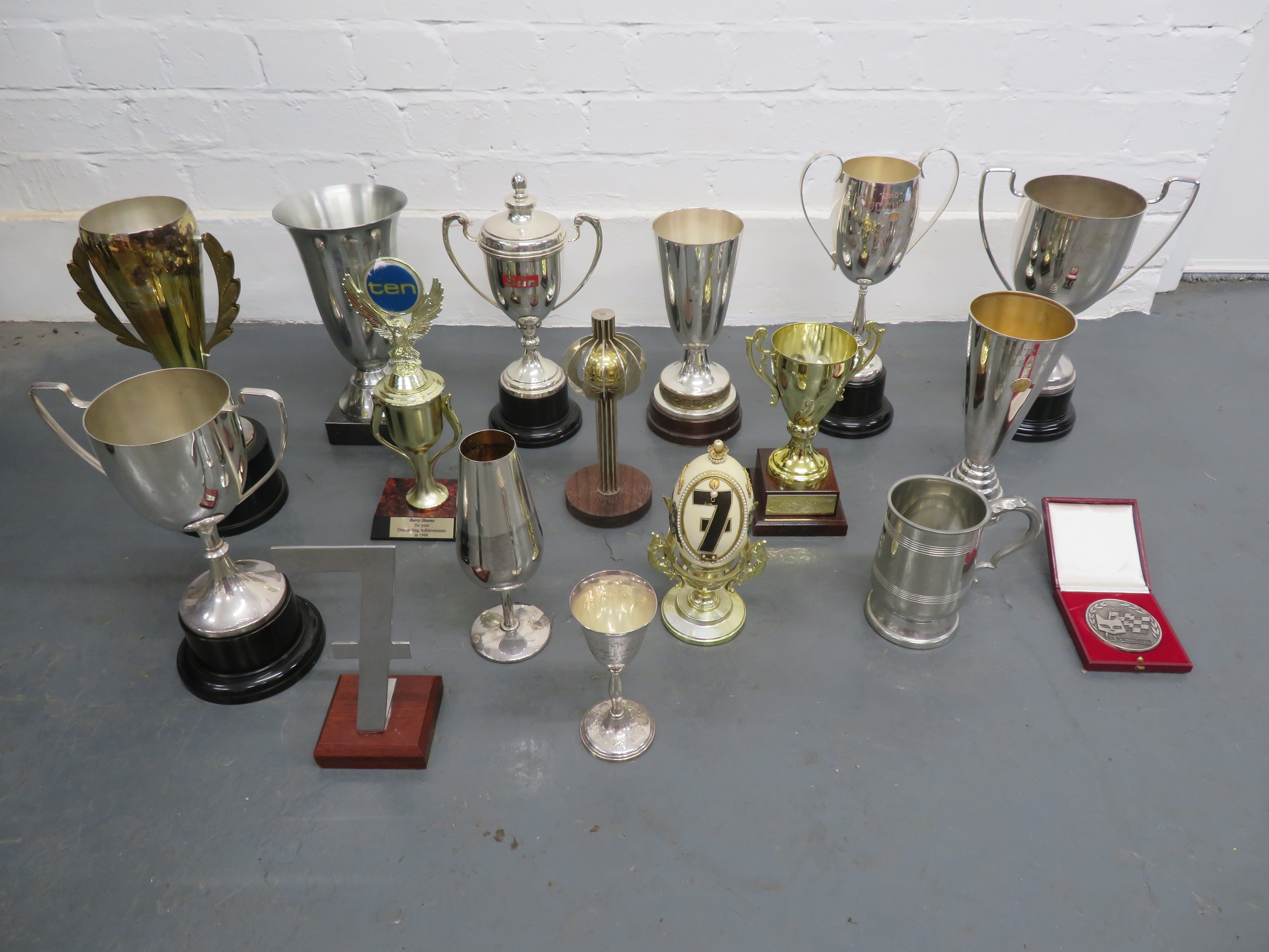 A collection of trophies and commemorative pieces ((Qty))