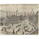 Laurence Stephen Lowry R.A. (British, 1887-1976) Huddersfield Offset lithograph printed in colour...