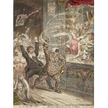 James Gillray (British, 1756-1815) Blowing Up the Picnics; The Pic-nic Orchestra Etching and aqua...