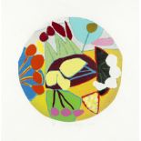 Gillian Ayres C.B.E., R.A. (British, 1930-2018) Piccolomini Woodcut printed in colours, 2013, on ...