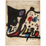 Joan Miró (Spanish, 1893-1983) Poster for the exhibition 'Livres illustrés et lihographies' Litho...