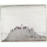 Laurence Stephen Lowry R.A. (British, 1887-1976) The Notice Board Offset lithograph printed in co...