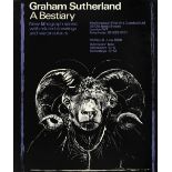 Graham Sutherland O.M. (British, 1903-1980) Graham Sutherland: A Bestiary (Exhibition Poster) Scr...