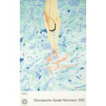 David Hockney R.A. (British, born 1937) Olympische Spiele München 1972 Lithographic poster printe...