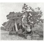 Robert Bevan (British, 1865-1925) The Plantation Lithograph printed in black, 1922, on wove, sig...