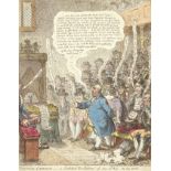James Gillray (British, 1756-1815) Political-Candour; -i.e.- Coalition-'Resolutions' of June 14th...