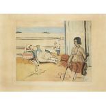 After Henri Matisse (1869-1954) by Jacques Villon (1875-1963) Odalisque sur la Terrasse Aquatint...