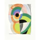 Sonia Delaunay (French, 1885-1979) Composition Orphique Lithograph printed in colours, 1969, on w...