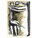 Kenneth Armitage (British, 1916-2002) Two Figures Lithograph printed in colours, 1953, on wove, s...
