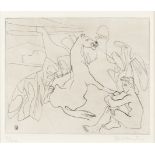 Stanley William Hayter (British, 1901-1988) Untitled, from 'Facile Proie' Engraving, 1938, on Mon...