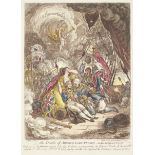 James Gillray (British, 1756-1815) The Death of Admiral-Lord-Nelson - in the Moment of Victory! E...