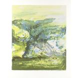 Zao Wou-Ki (French, 1921-2013) Le Printemps, from 'Les Quatres Saisons' Lithograph printed in col...
