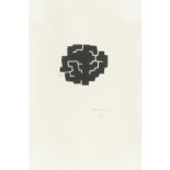 Eduardo Chillida (Spanish, 1924-2002) One Plate, from 'Aischylos: Die Perser' Woodcut printed in...