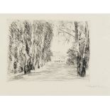 Max Liebermann (German, 1847-1935) Haus am Wannsee Drypoint, 1926, on wove, signed in pencil, wit...