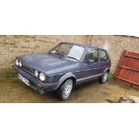 1983 Volkswagen Golf MkI GTI Chassis no. 17EW078293