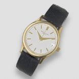 Patek Philippe. An 18K gold automatic calendar wristwatch with centre seconds Calatrava, Ref: 39...