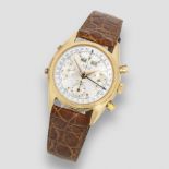 Rolex. A fine 18K rose gold manual wind triple calendar chronograph wristwatch Dato Compax, 'Jea...