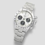 Rolex. A fine stainless steel manual wind chronograph bracelet watch Cosmograph Daytona, Ref: 626...