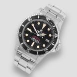 Rolex. A rare stainless steel automatic calendar bracelet watch Double Red Sea Dweller, Ref: 166...