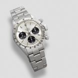 Rolex. A stainless steel manual wind chronograph bracelet watch with Tiffany & Co dial Cosmograp...