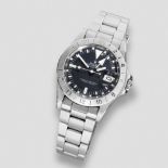 Rolex. A stainless steel automatic calendar bracelet watch with dual time zone Explorer II, Ref:...