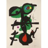 Joan Mir&#243; (1893-1983) Oda a Joan Mir&#243; Lithograph in colours, 1973, on Guarro wove paper...