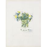 David Hockney (born 1937) Marguerites Etching, softground etching and aquatint in colours, 1973, ...