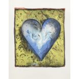 Jim Dine (born 1935) The Hand-Coloured Viennese Hearts II and III Screenprints with soft-ground e...