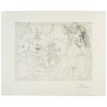 Pablo Picasso (1881-1973) Jeune Femme au Chapeau p&#233;chant par pens&#233;e, from 347 Series Et...