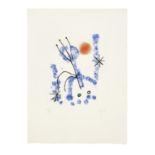 Joan Mir&#243; (1893-1983) One Plate, from Feuilles &#233;parses Etching and aquatint in colours,...