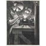 Christopher Richard Wynne Nevinson A.R.A (1889-1946) Acetylene Welder Lithograph, 1917, on wove p...